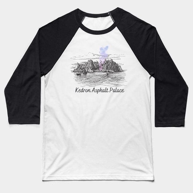 Mystery Cay Baseball T-Shirt by Kedron Asphalt Palace